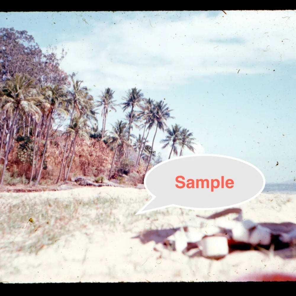 Lot of 9 vintage 1974 Ilhabela Brazil travel slides
